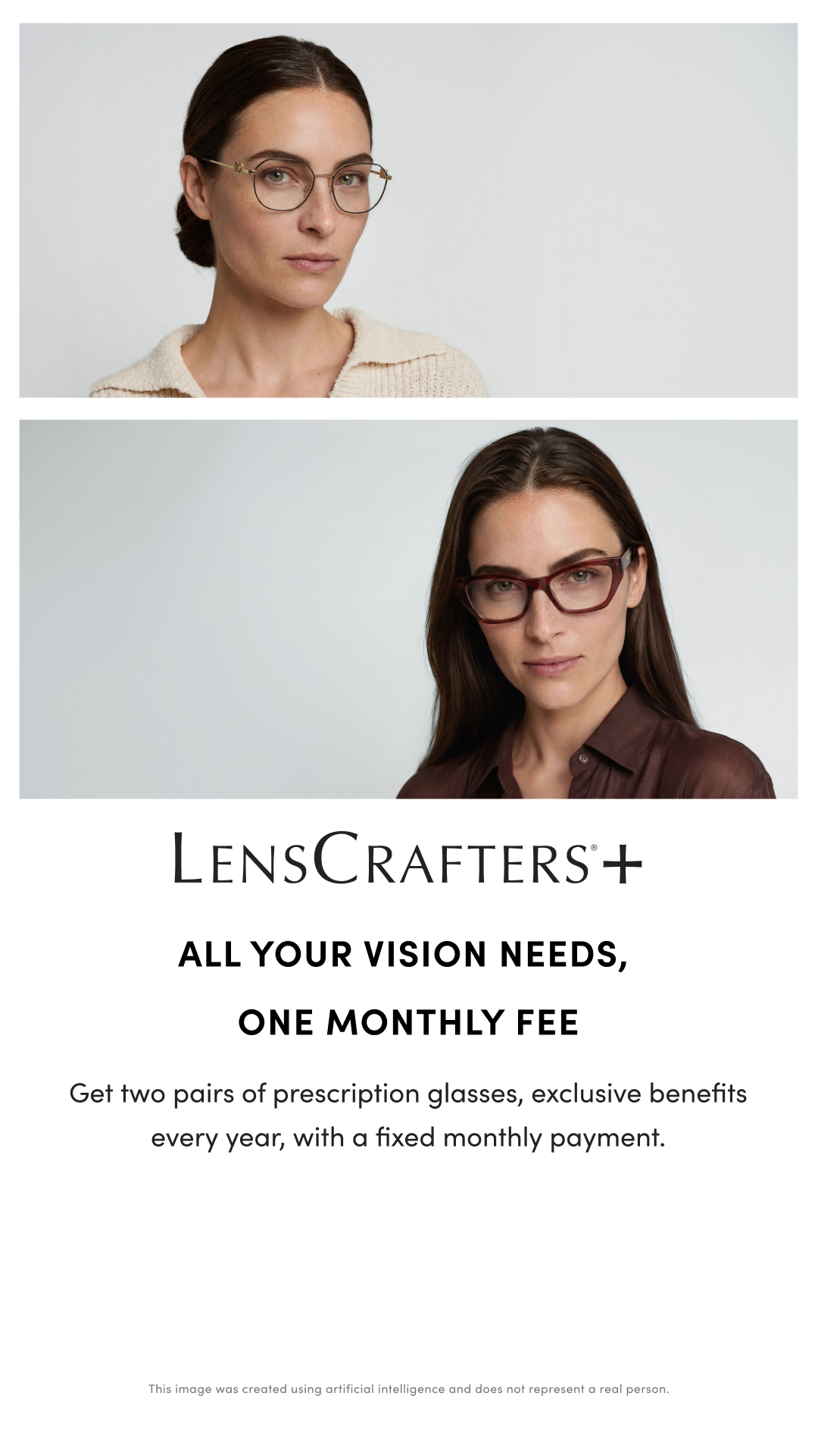 LensCrafters Facebook ad