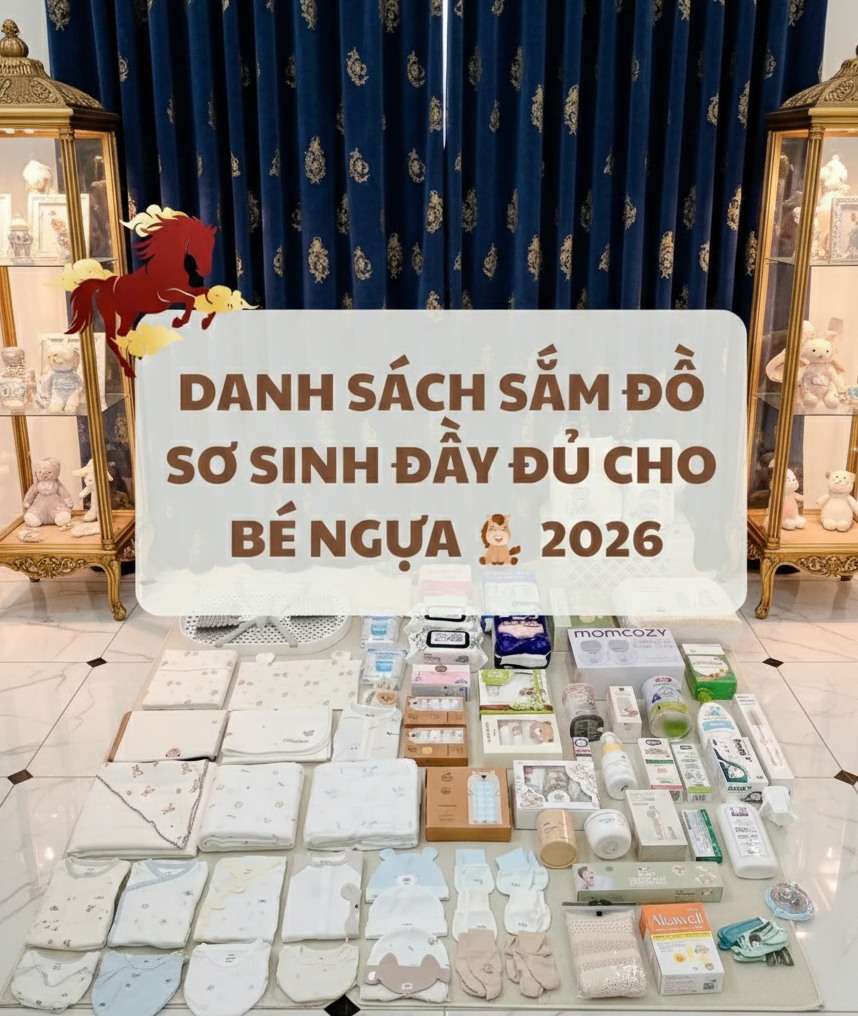 Mẹ Bỉm Hiện Đại Facebook ad: Sắm đồ sơ sinh 2026: Mẹ cần những…