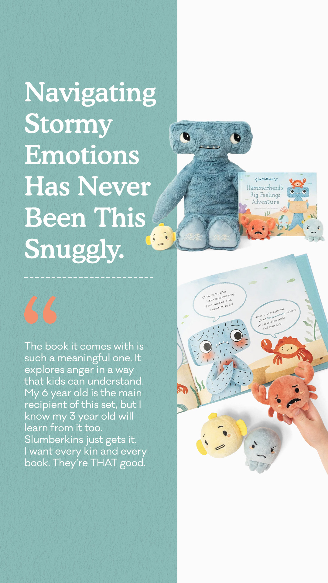 Slumberkins Facebook ad