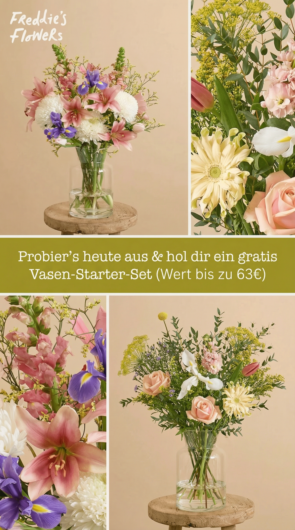 Freddie's Flowers Facebook ad