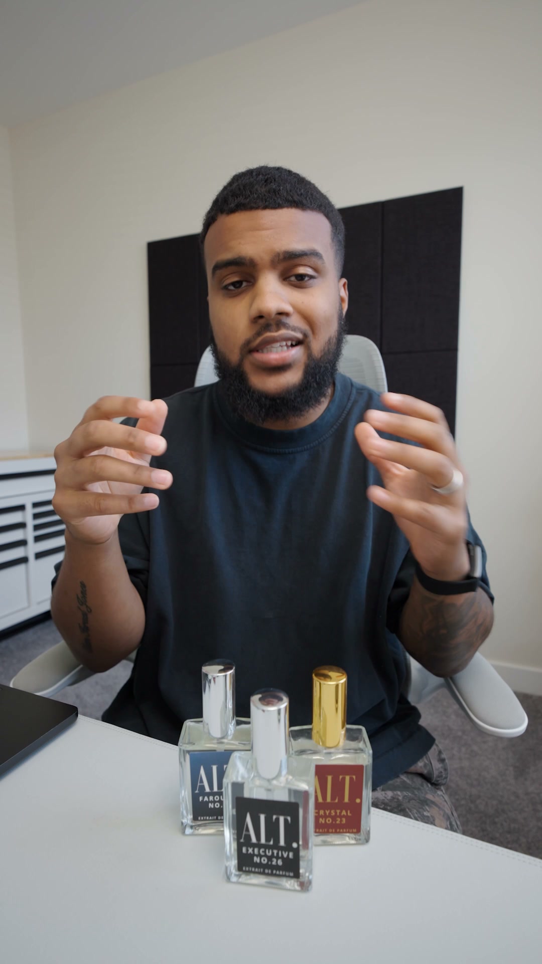 ALT. Fragrances Facebook ad: 3 fragrances. $99. Done.