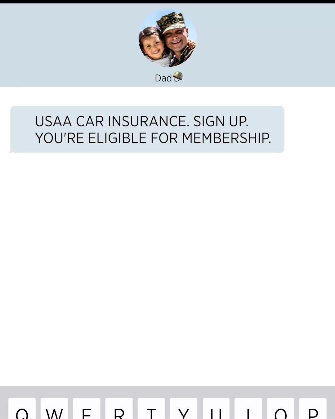 USAA Facebook ad: USAA Auto Insurance