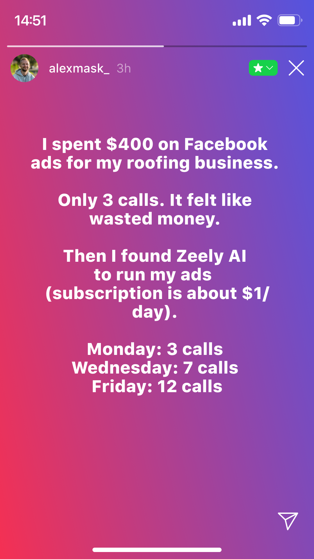 Zeely: Grow Sales with AI Facebook ad