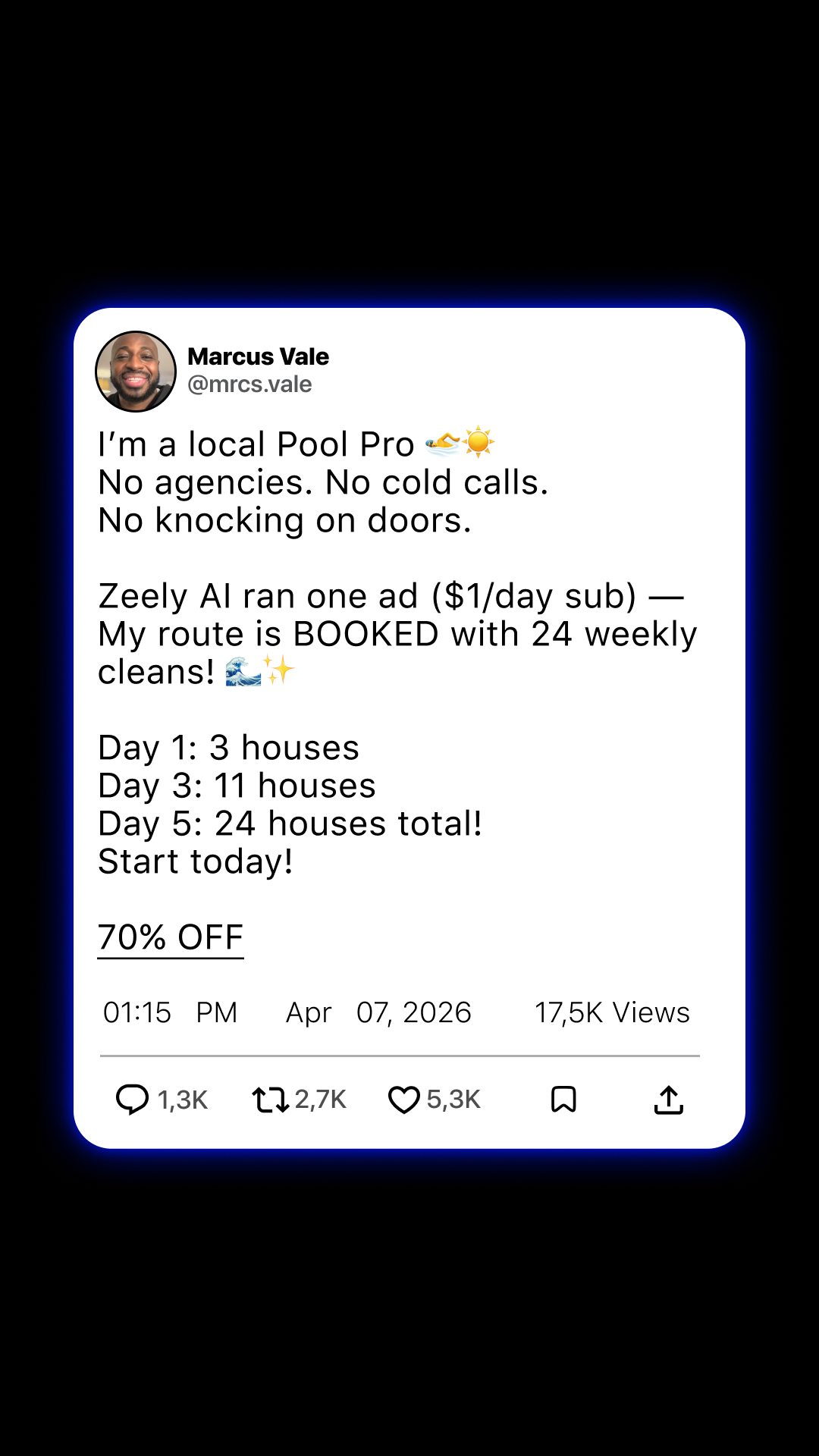Zeely Facebook ad