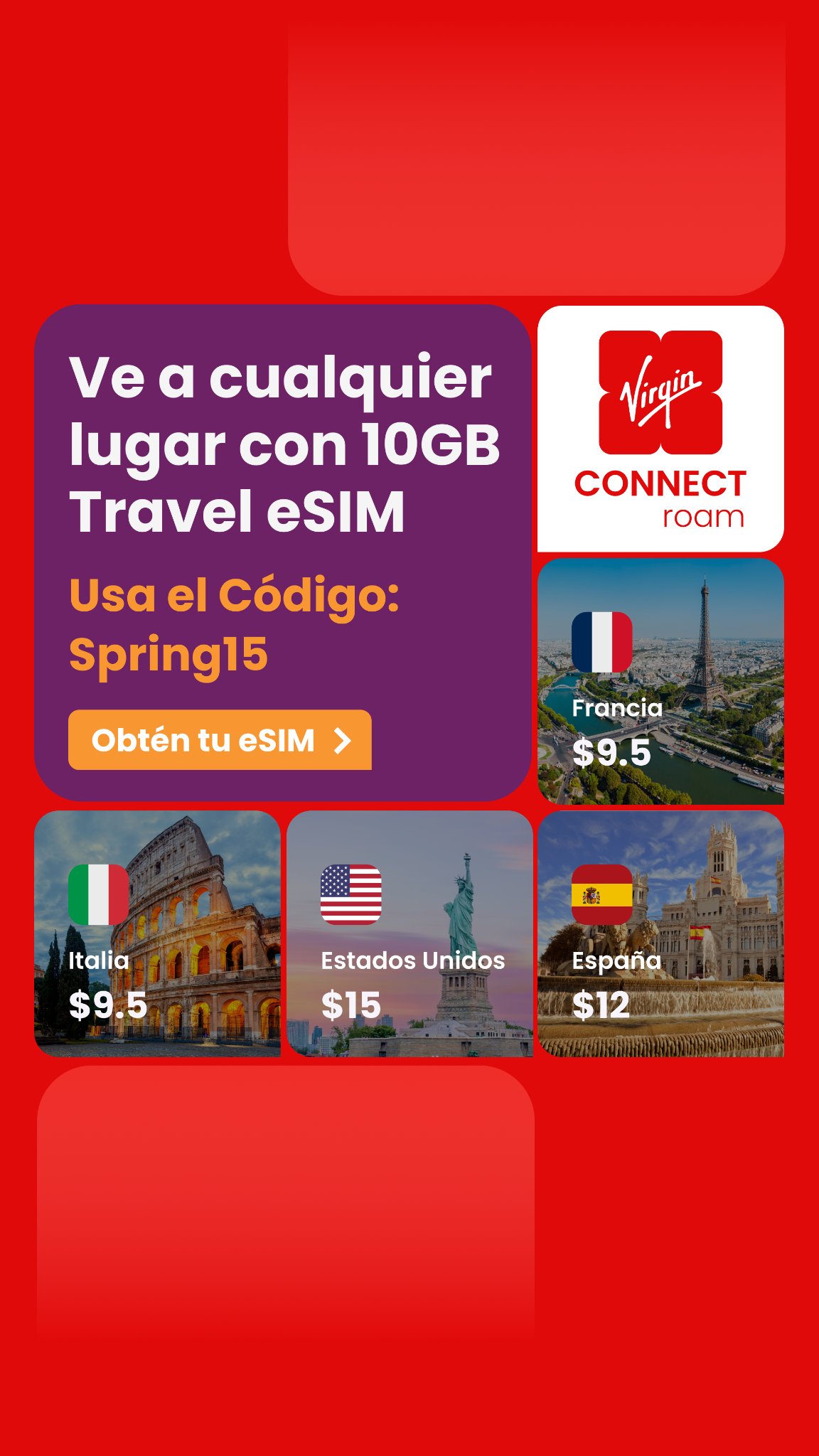 Virgin Connect Facebook ad from Mar 29, 2026
