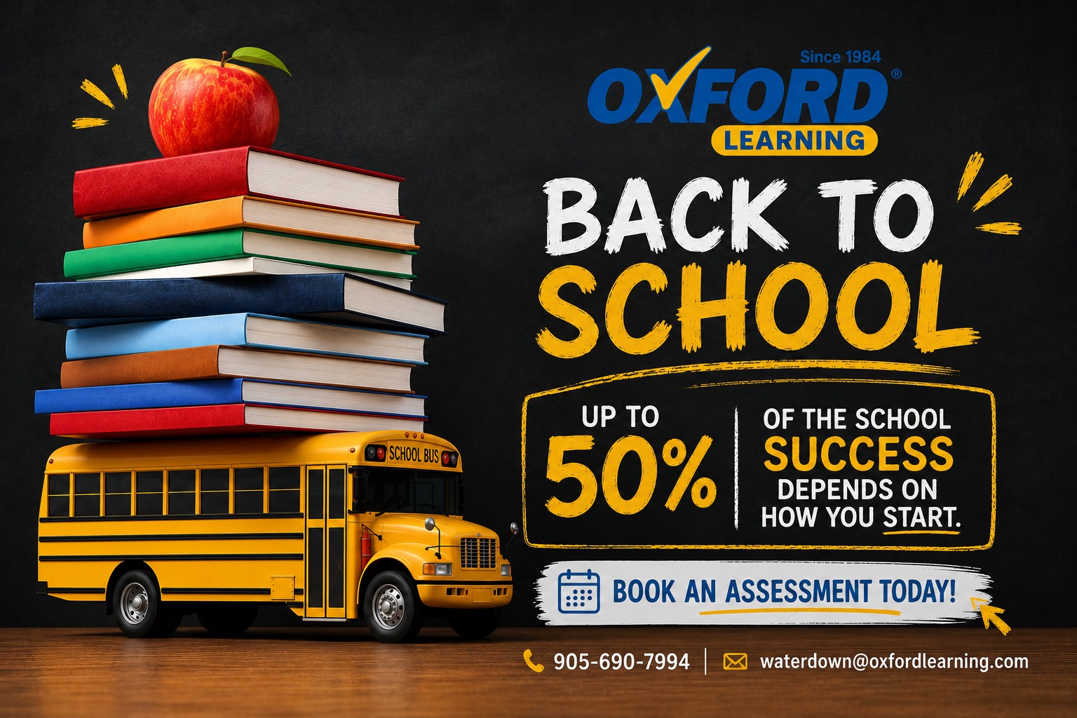 Oxford Learning Facebook ad: Canadian Owned.