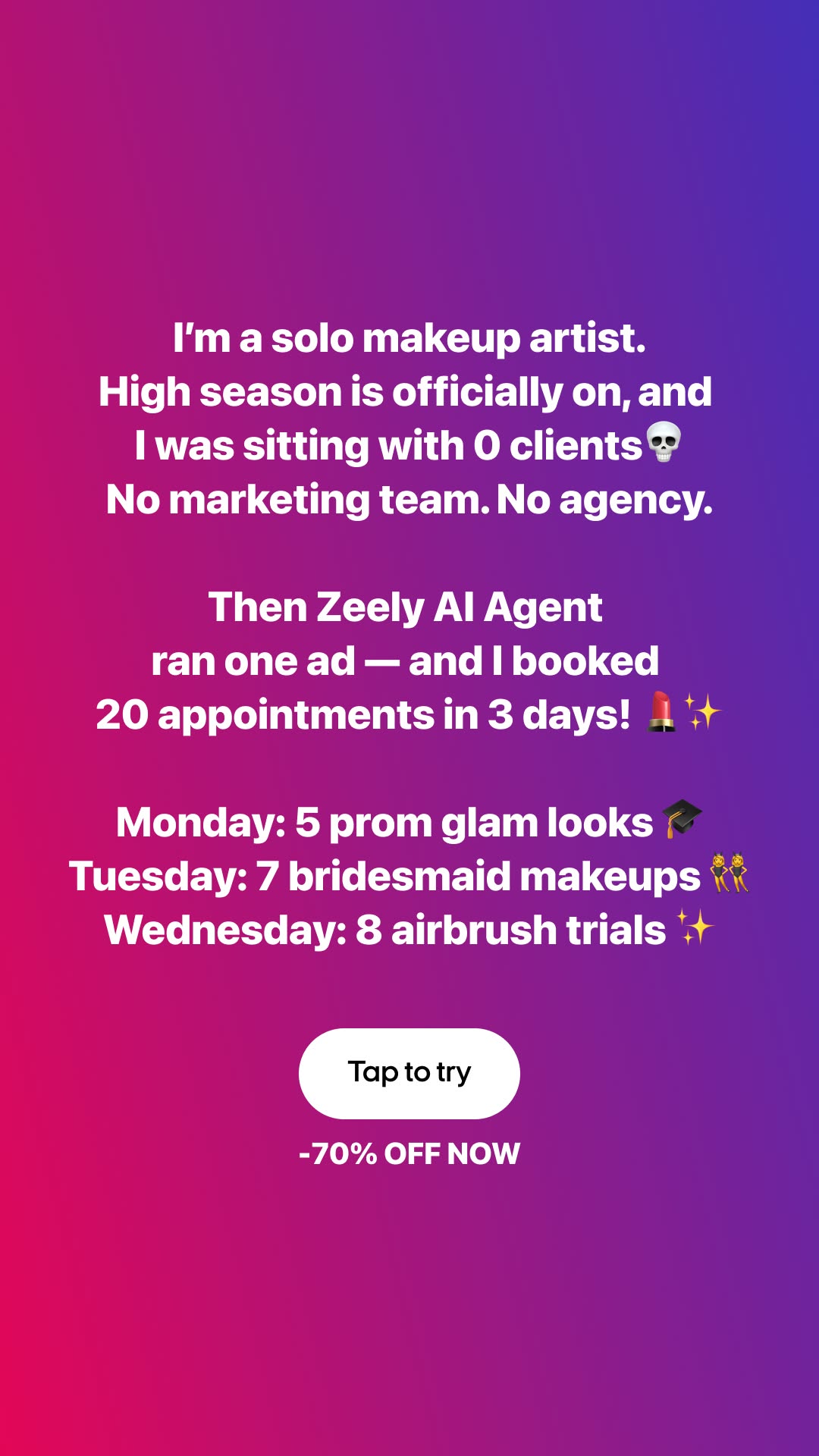 Zeely Facebook ad