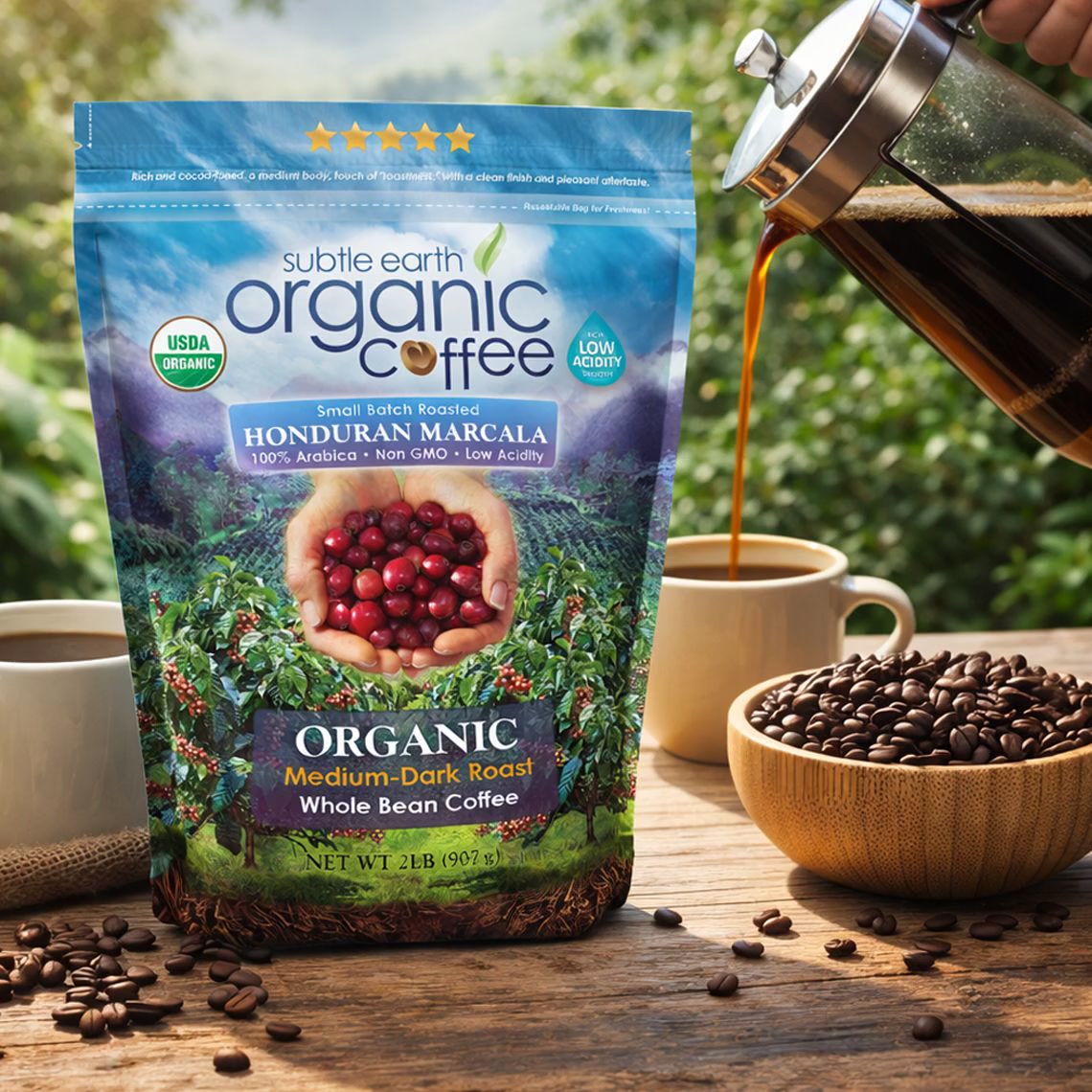 Don Pablo Coffee Facebook ad: Subtle Earth Organic Coffee