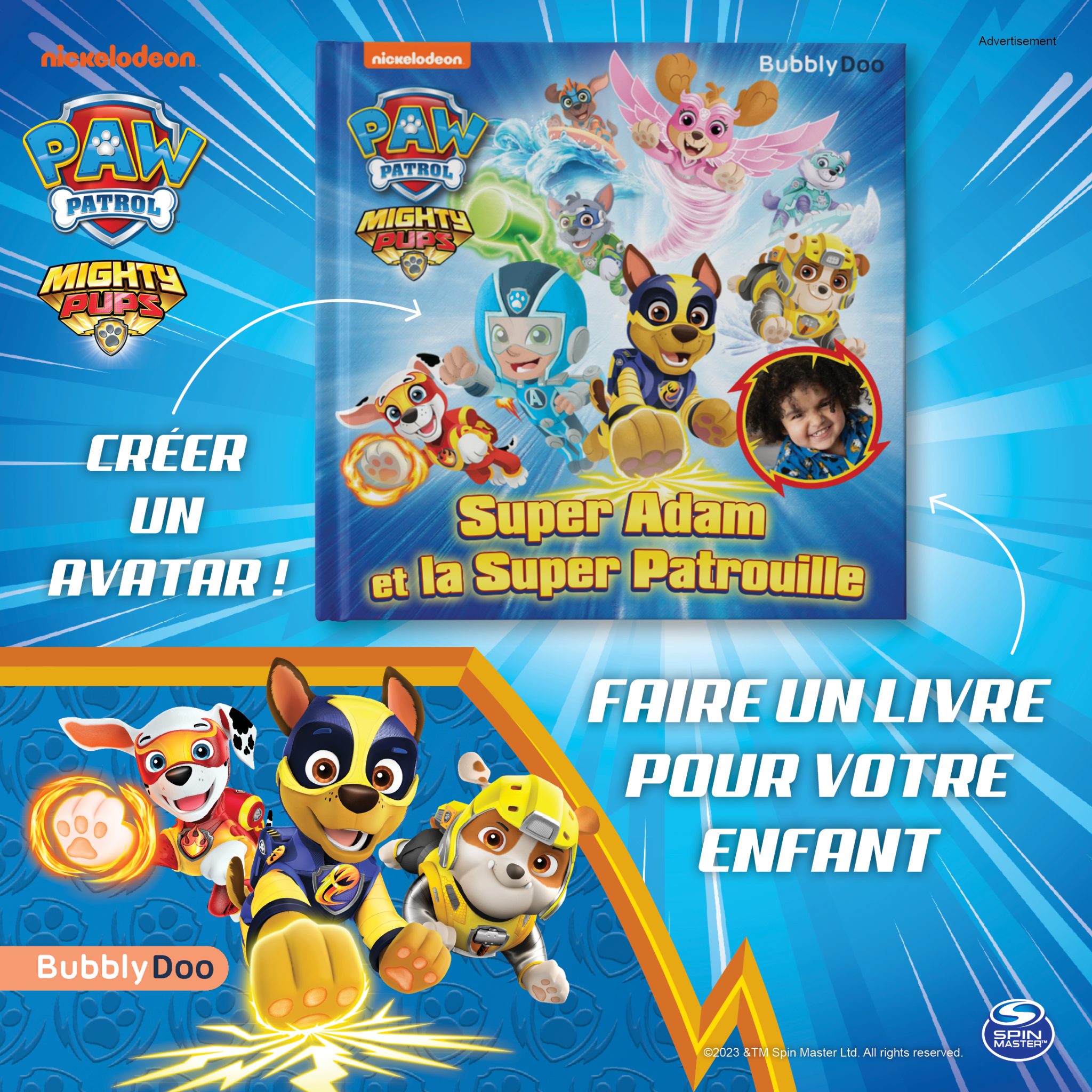 BubblyDoo Livres Facebook ad