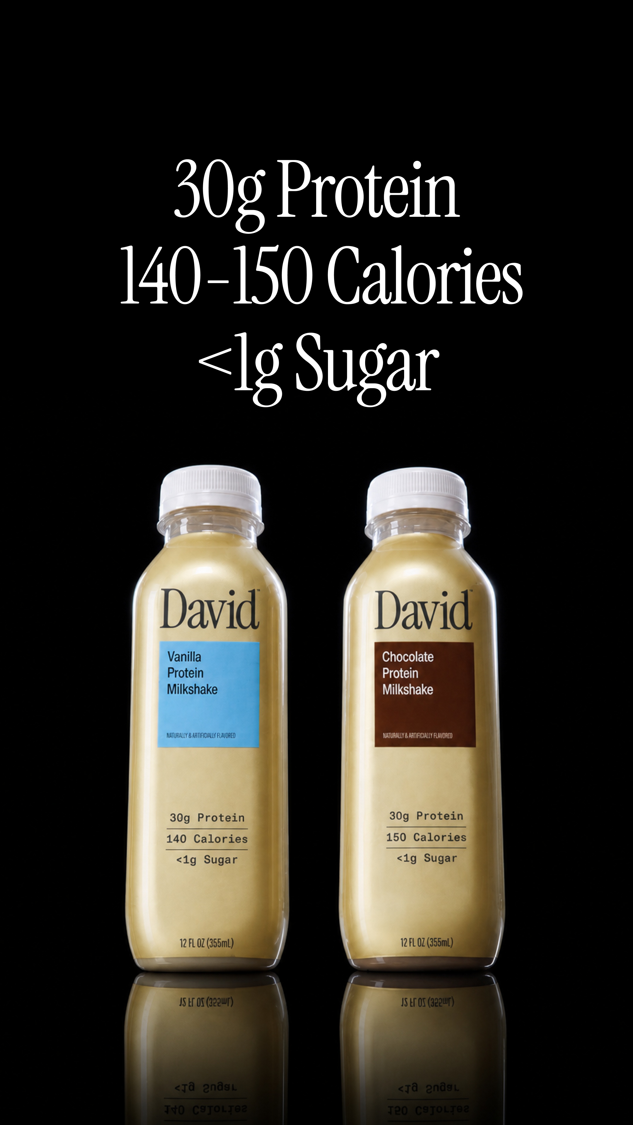 David Protein Facebook ad