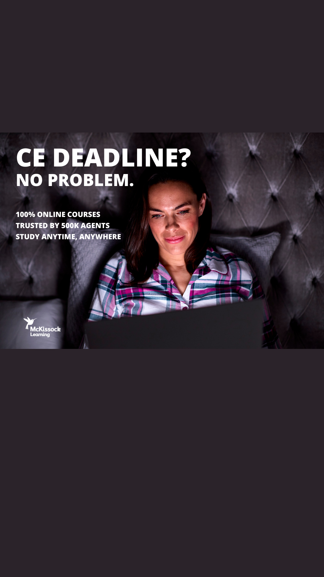 McKissock Real Estate Education Facebook ad
