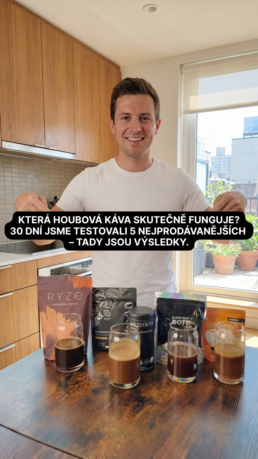 Lena Hoffmann Facebook ad: Otestovala jsem 5 houbových káv na soustředění a energii