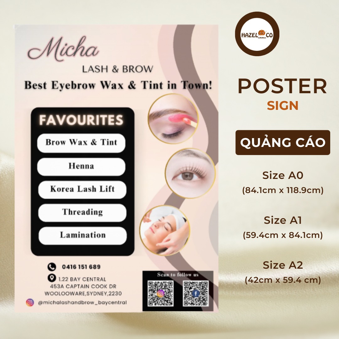 Hazel Co Australia Facebook ad: THIẾT KẾ & IN ẤN CHUYÊN NGHIỆP, ĐỂ…