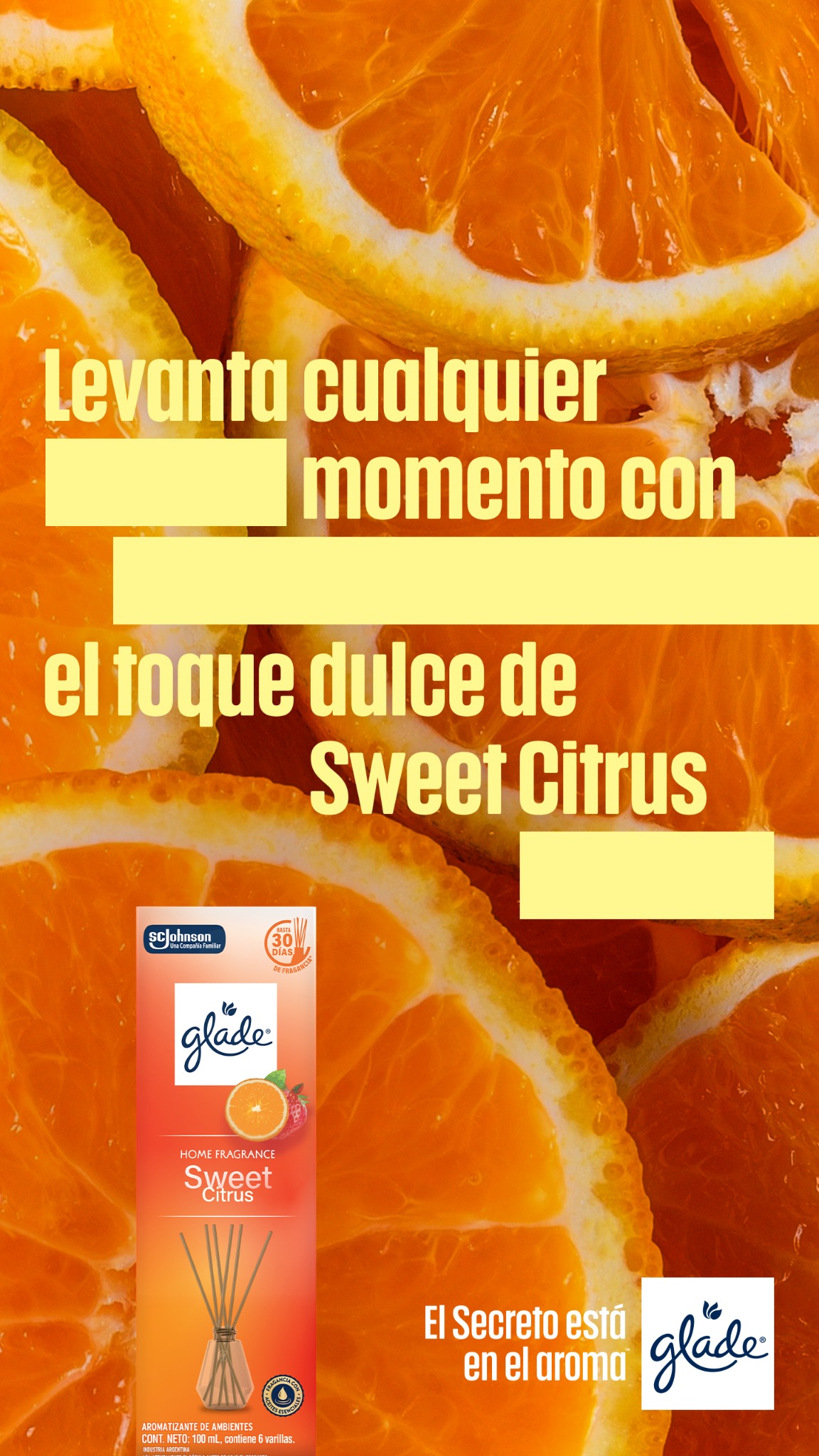 Glade Chile Facebook ad