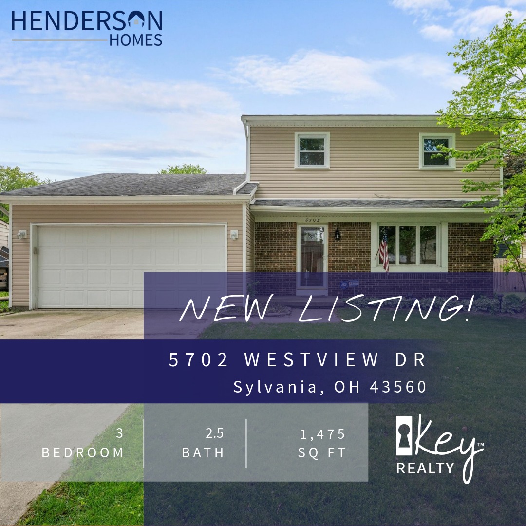 Cody Henderson - Henderson Homes at Key Realty Facebook ad: JUST LISTED in Sylvania, and it won't last…