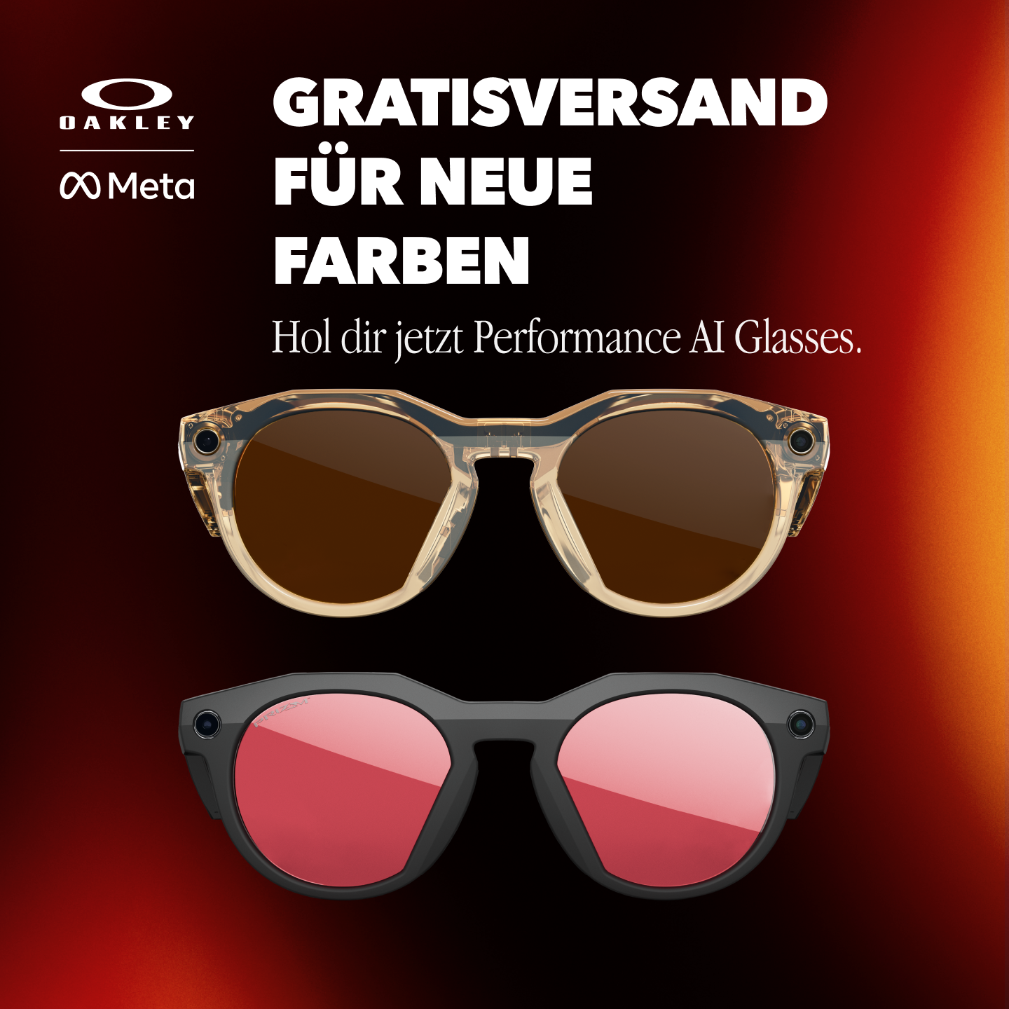 Oakley Meta Facebook ad