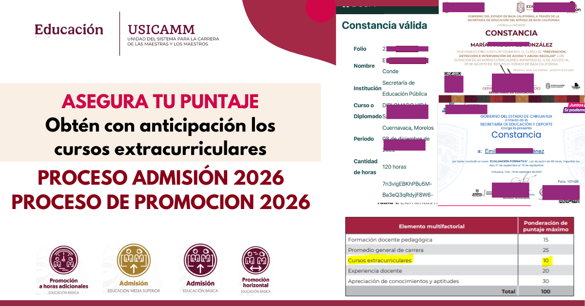 Constancias Promocion Horizontal y Admision 2026 Facebook ad: Necesito 200hrs