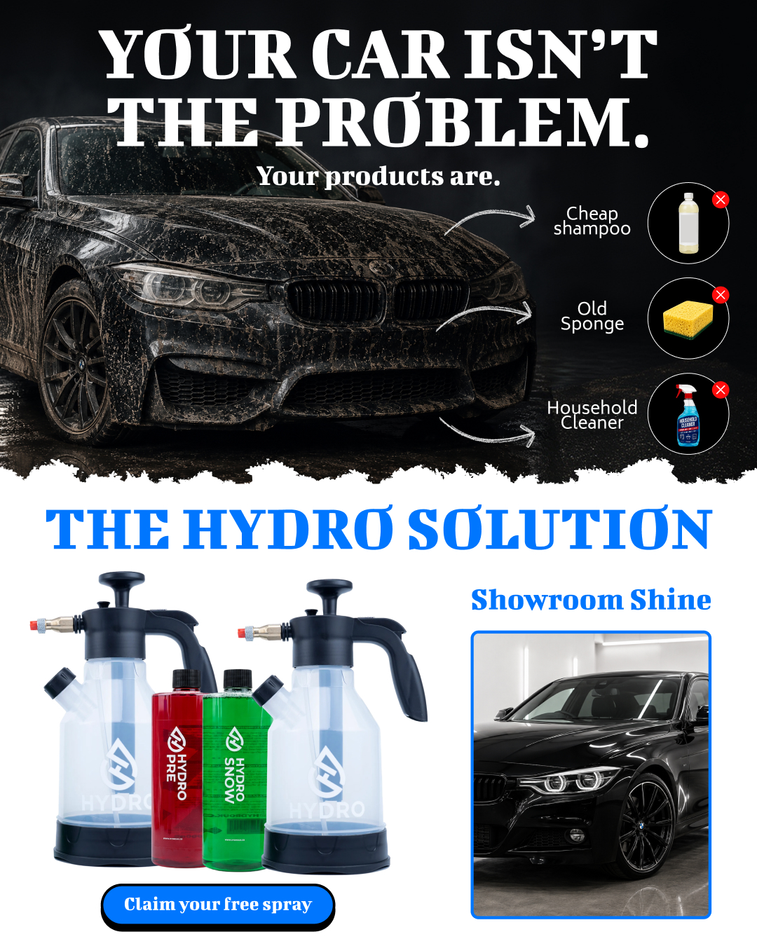 Hydro Car Care Facebook ad