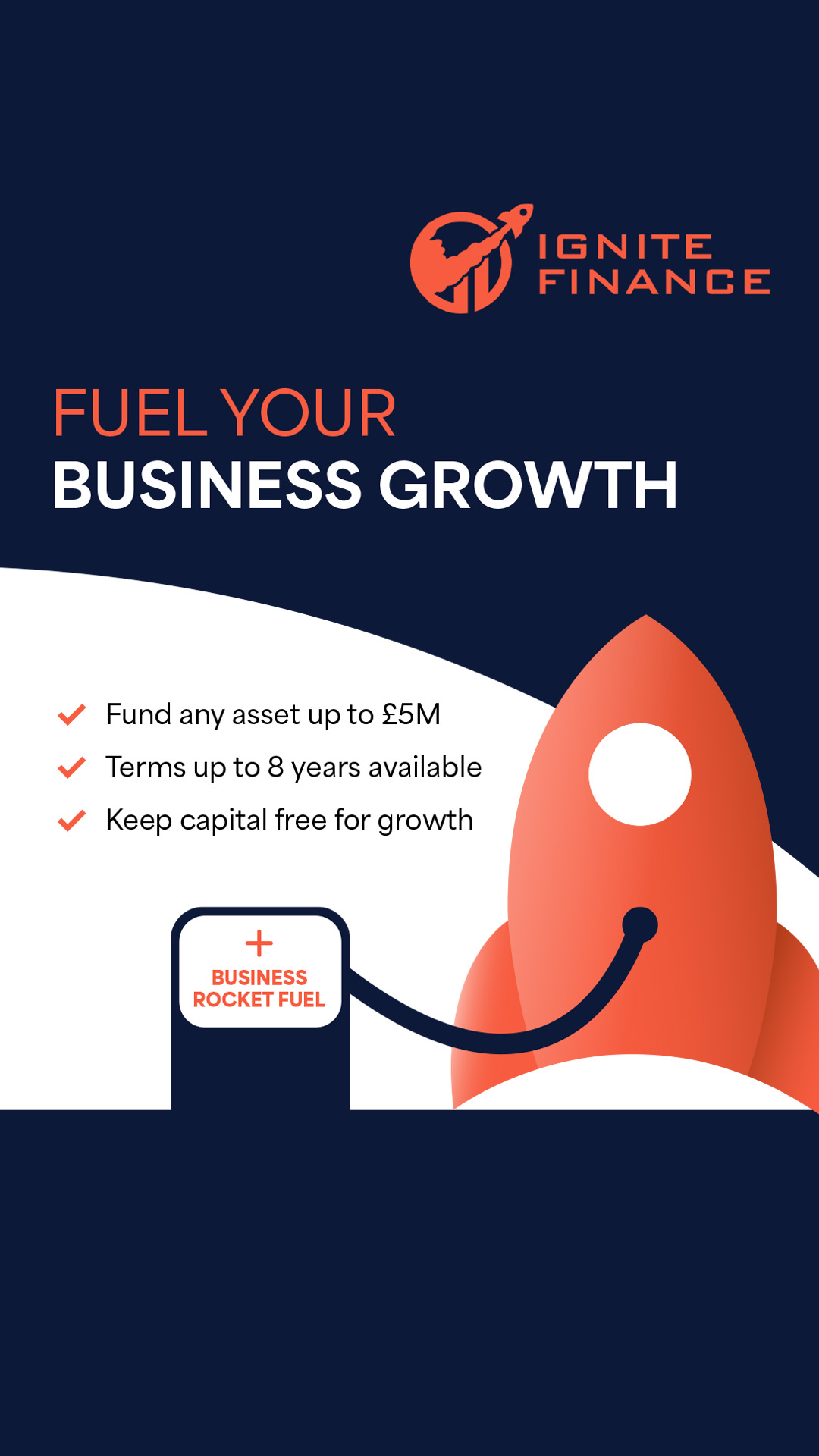 Ignite Commercial Finance Facebook ad from Jan 15, 2026
