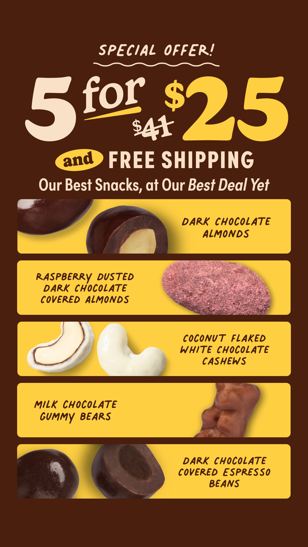 Nuts.com Facebook ad