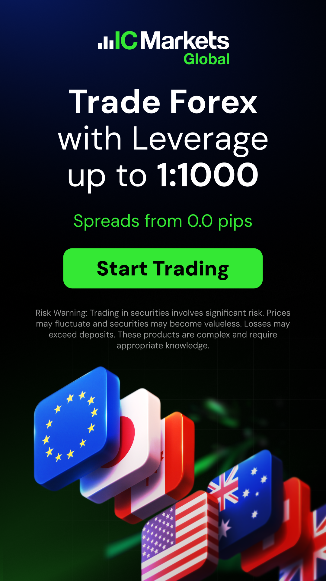 IC Markets Facebook ad