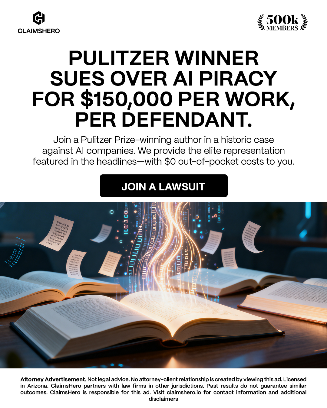 ClaimsHero Facebook ad