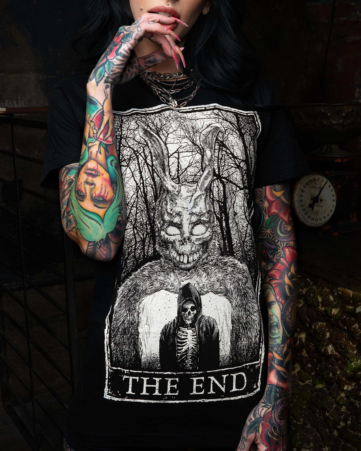 Mortus Viventi Clothing Co. Facebook ad: Tarot Card T-Shirts