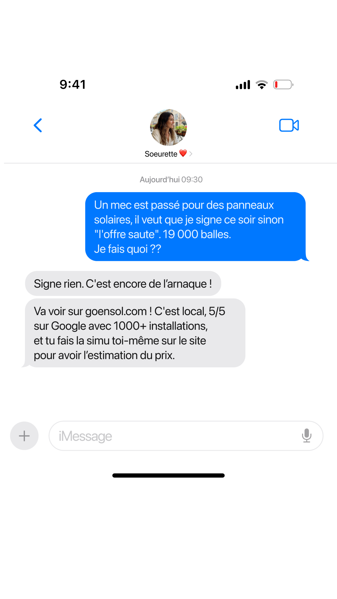 Ensol - Le solaire simple et accessible Facebook ad from Jun 30, 2026