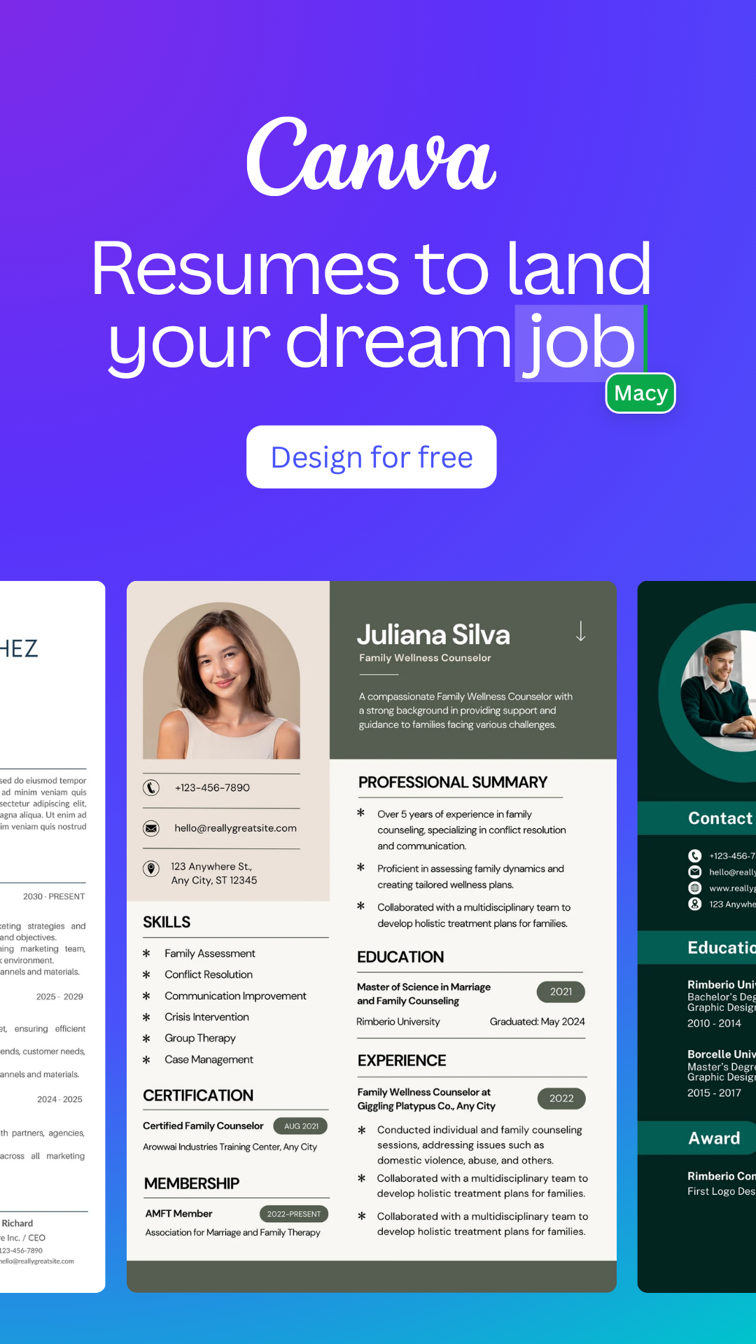 Canva Facebook ad