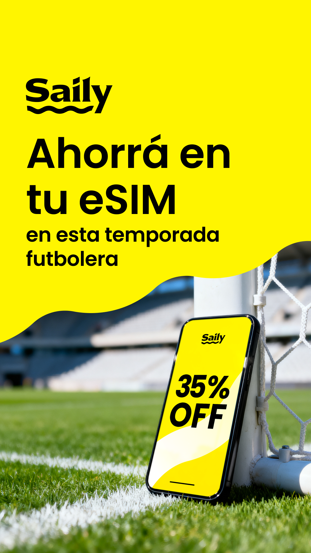 Saily Facebook ad