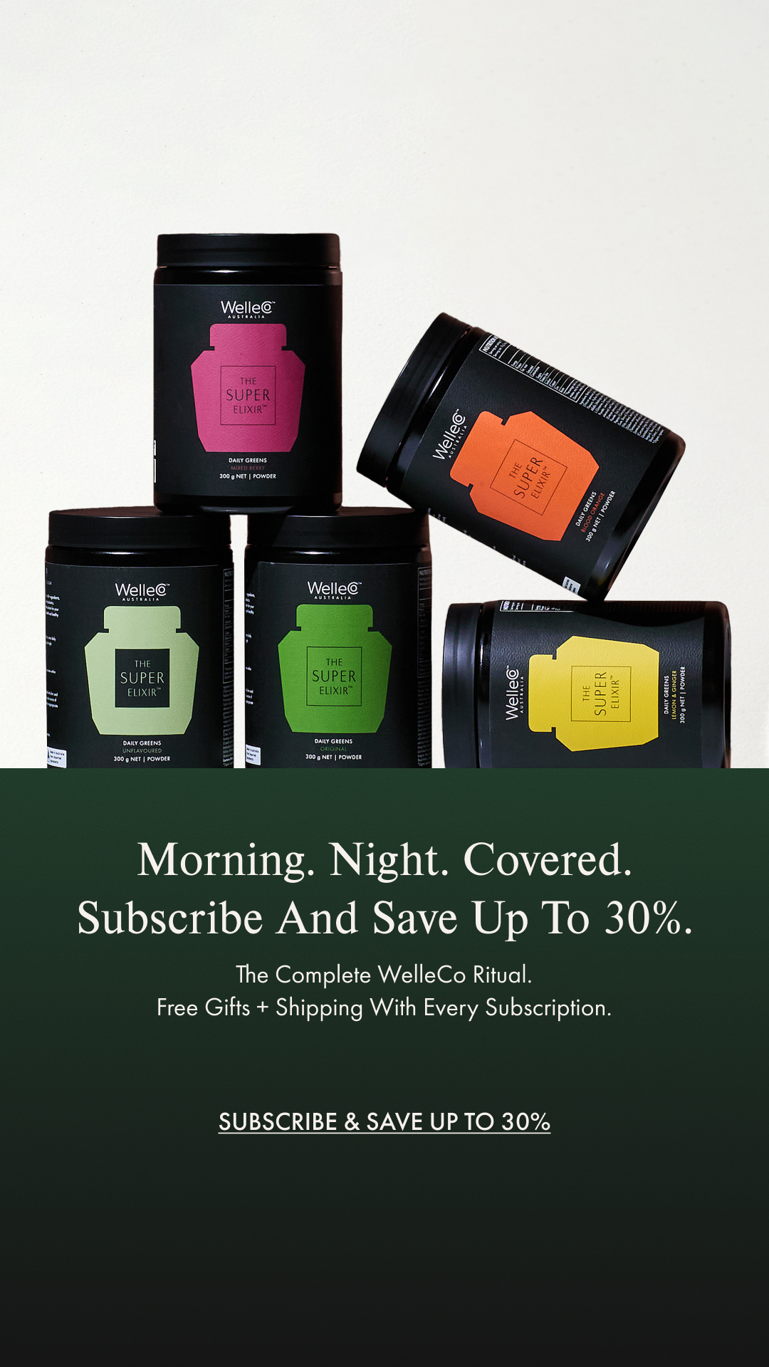 WelleCo Facebook ad