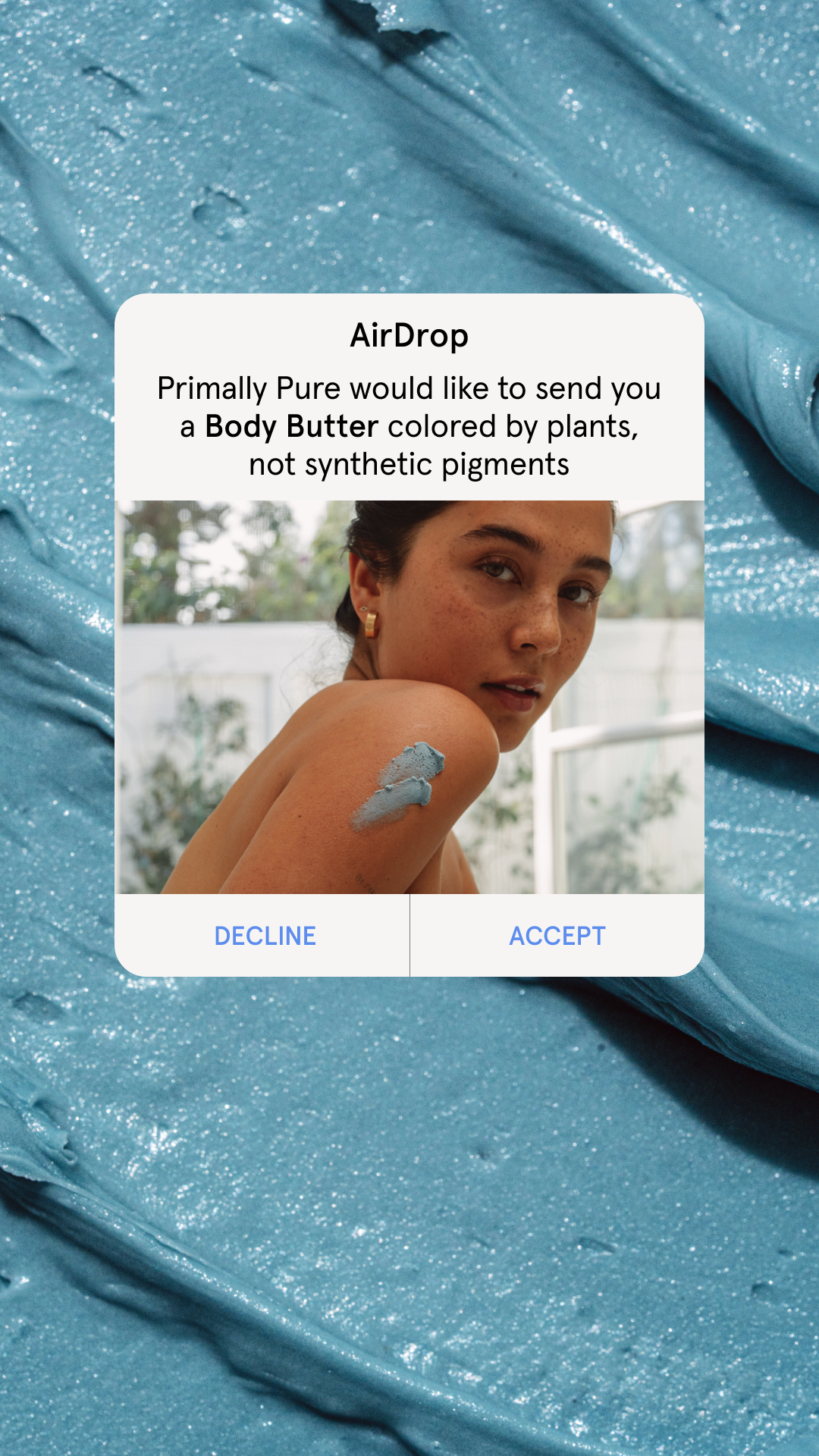 Primally Pure Skincare Facebook ad
