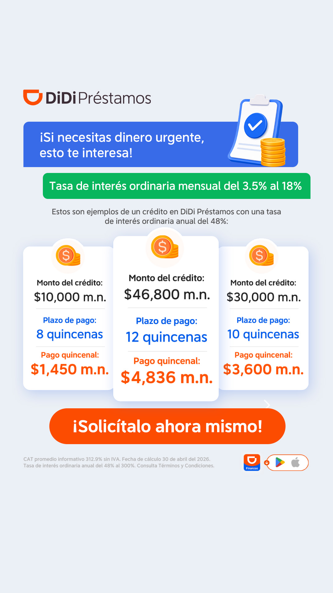 DiDi Loan Facebook ad