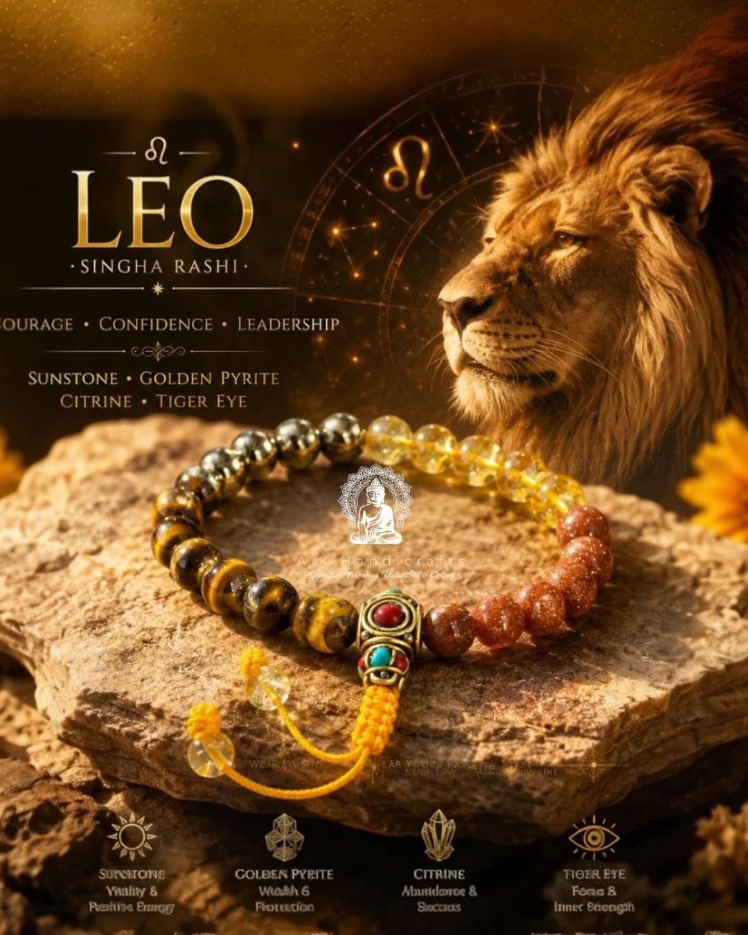 A.K. Handicrafts Facebook ad: Your Zodiac. Your Energy.