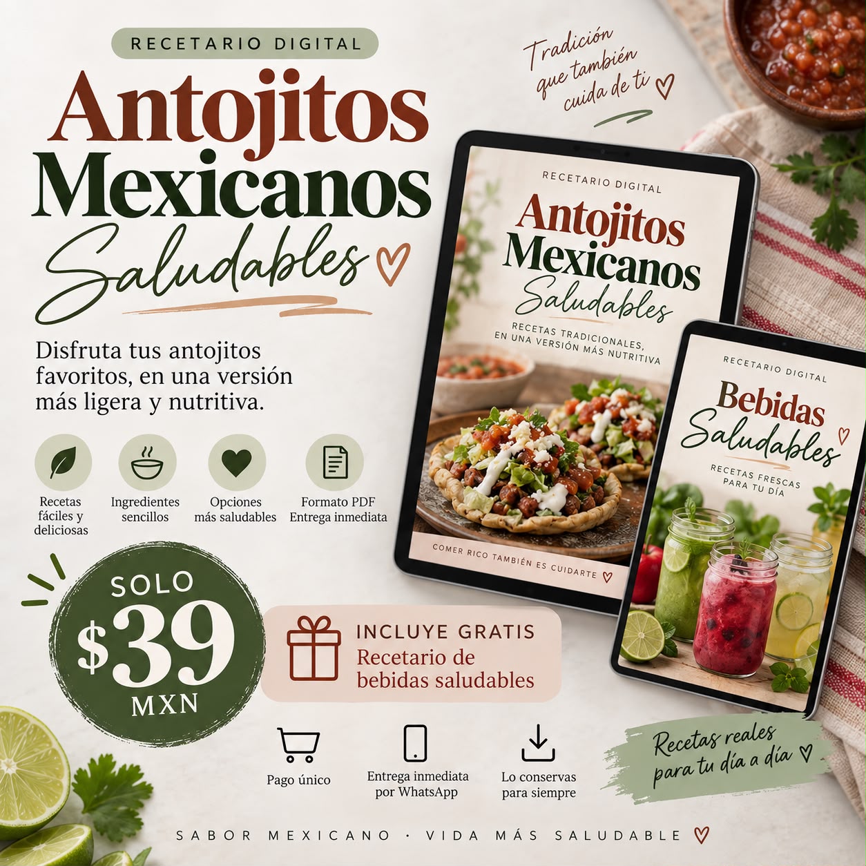 Gana salud y pierde peso con Guadalupe Trejo Facebook ad: PRECIO ESPECIAL: SOLO $39 PESOS