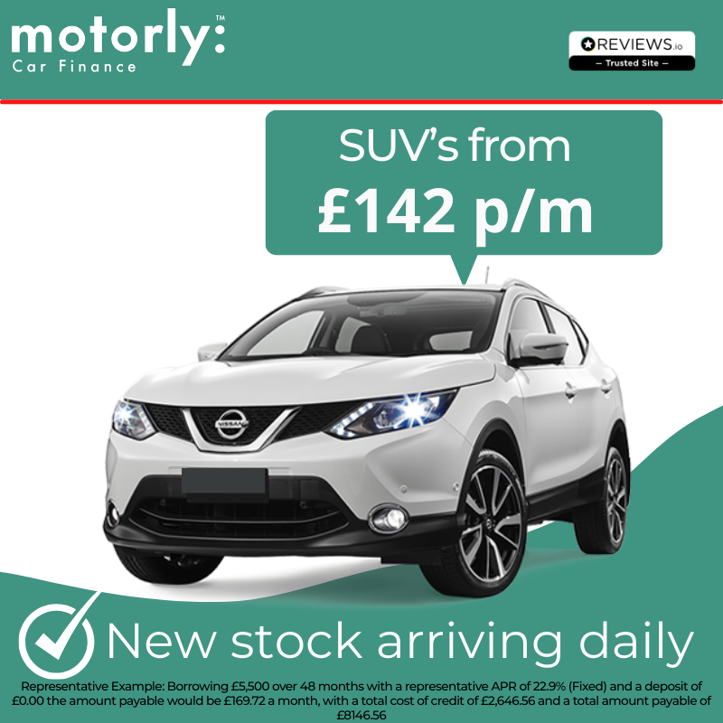 Motorly: UK Car Finance Facebook ad