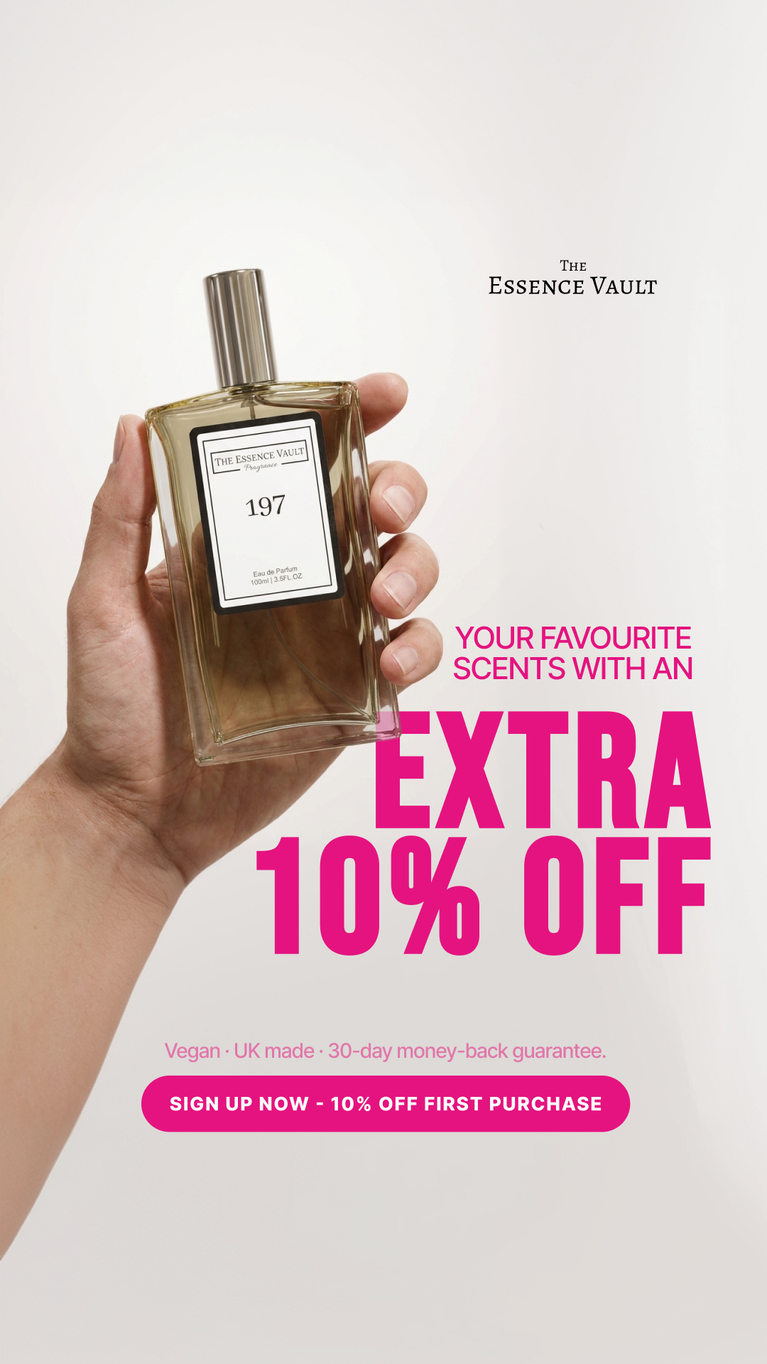 The Essence Vault Facebook ad