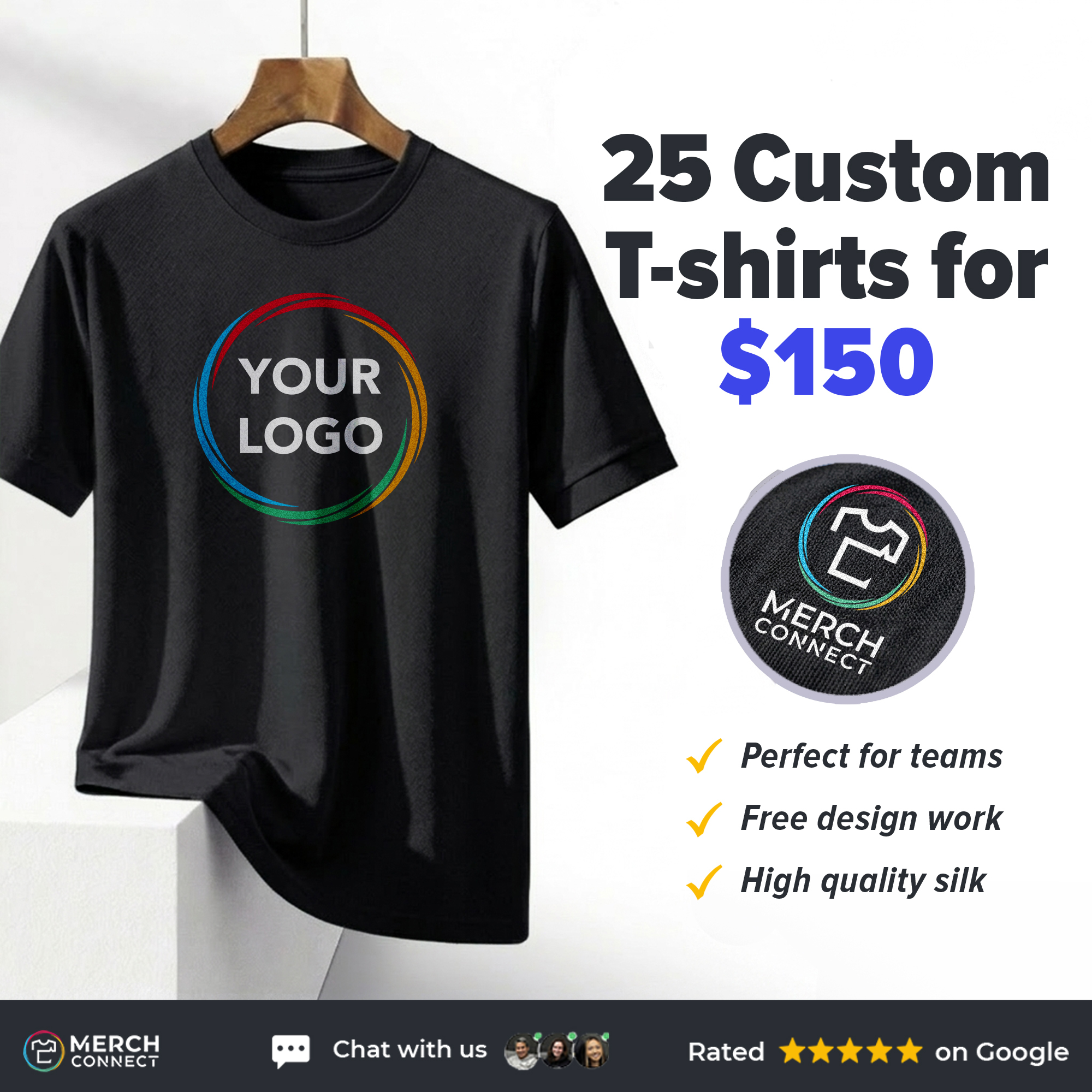 Merchconnect Facebook ad