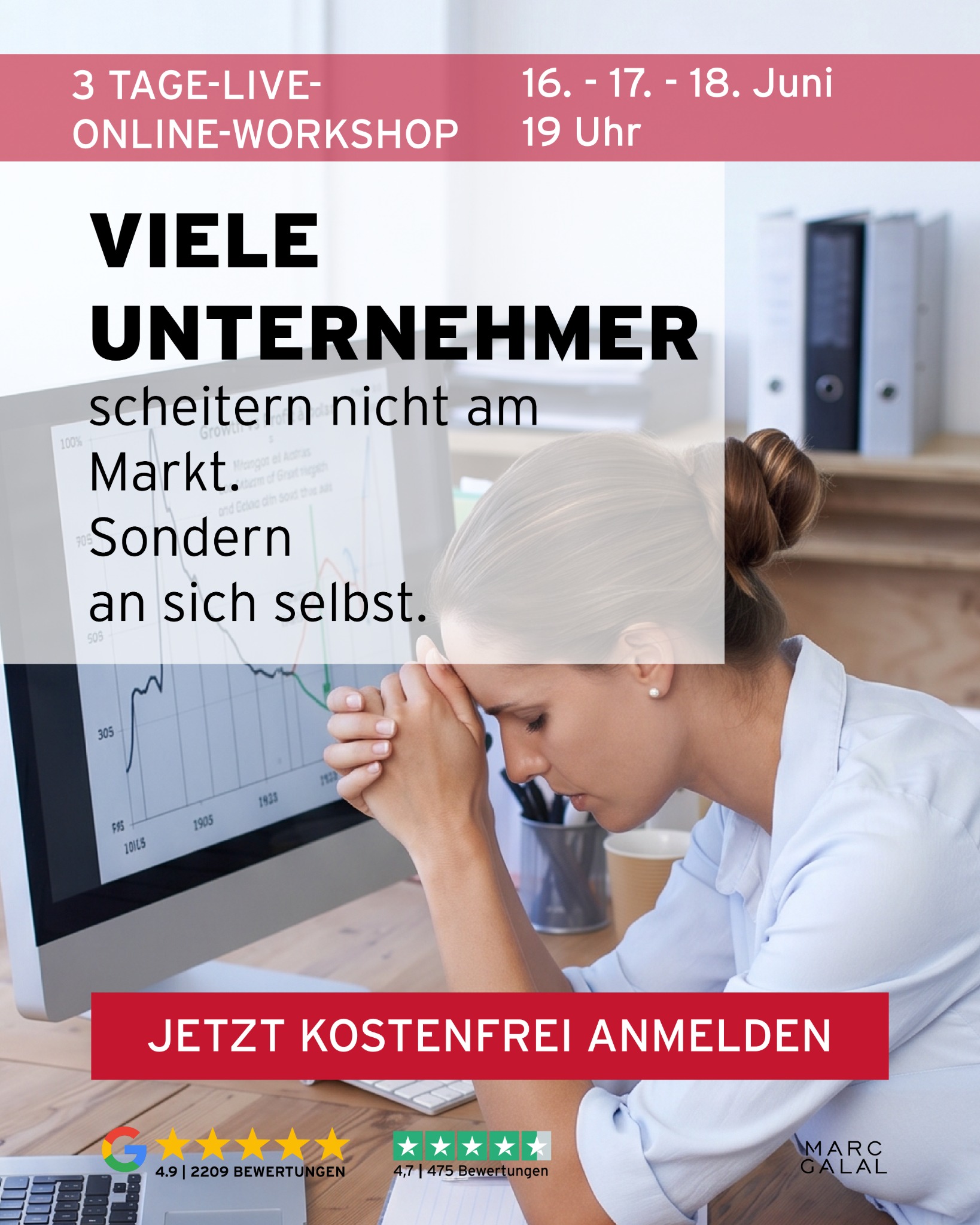 Marc Galal Facebook ad: Webinar