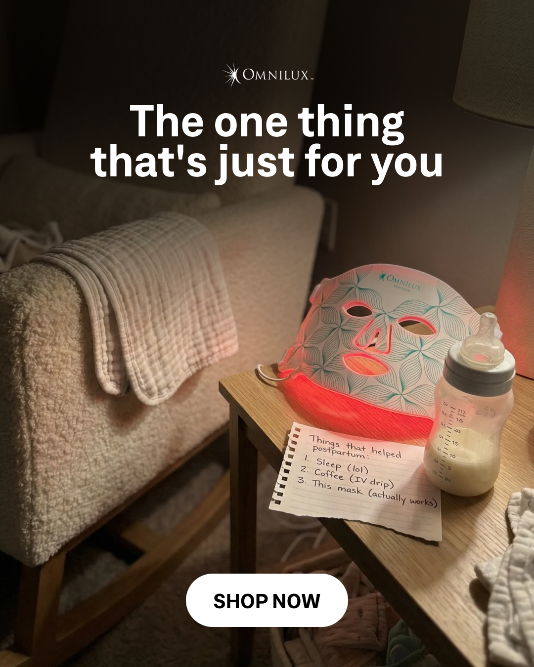 Omnilux Facebook ad