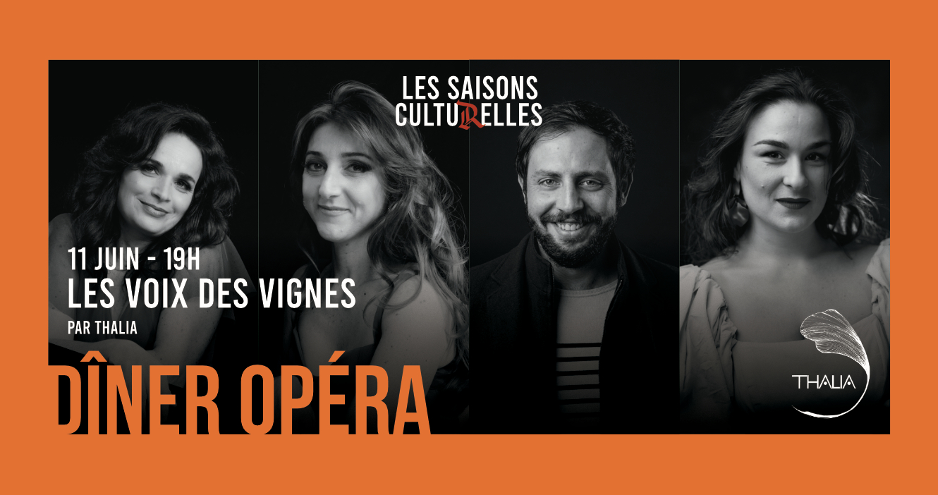 Auberge du Domaine De Rombeau Facebook ad: Dîner Opéra, Les voix des vignes