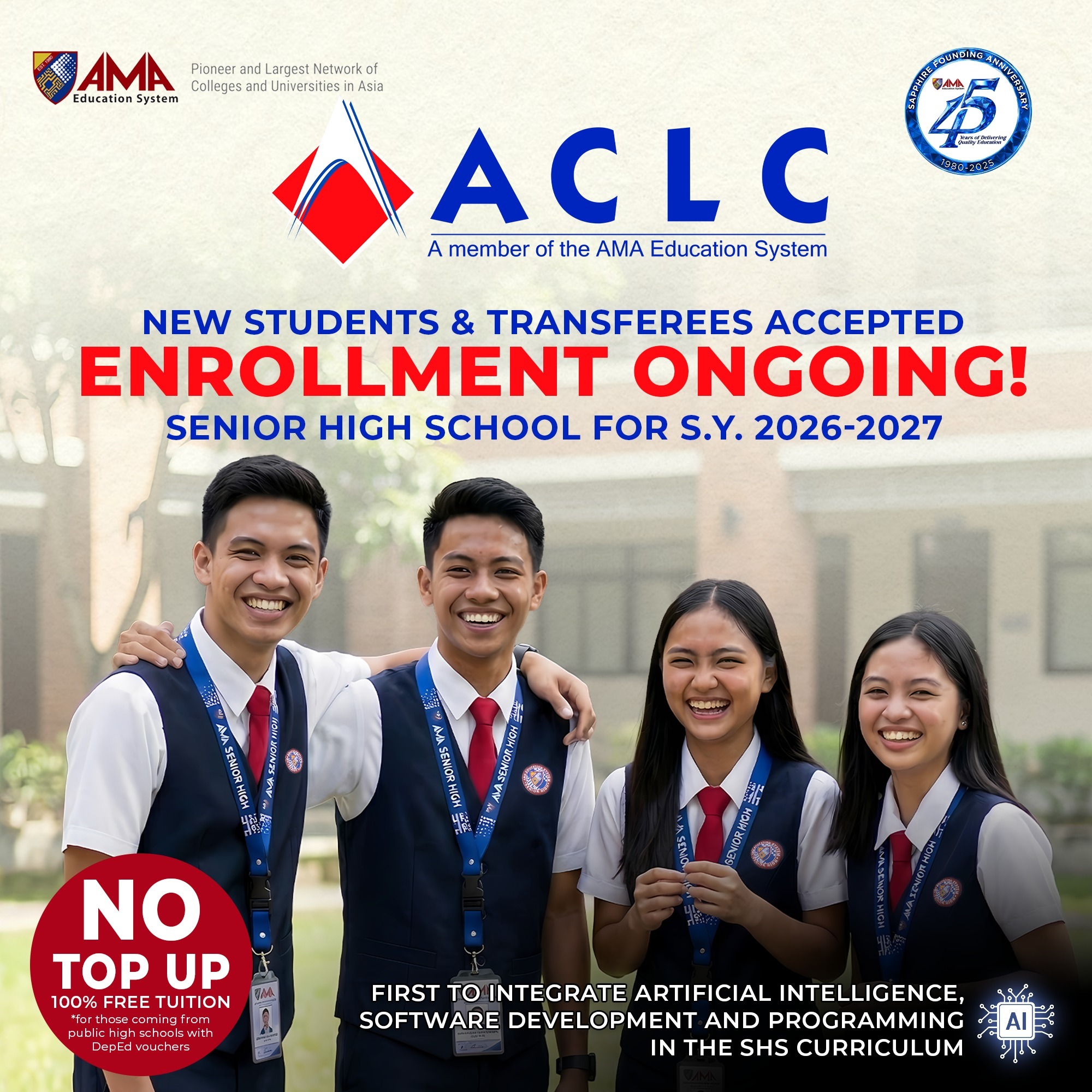 ACLC College Facebook ad