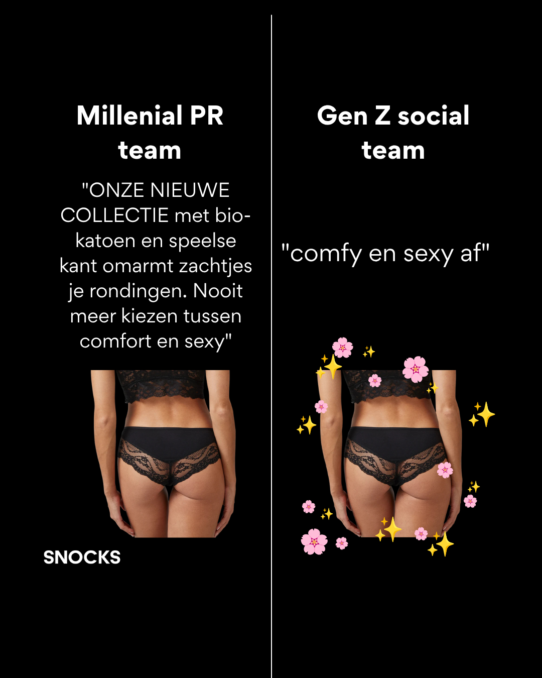 Snocks Facebook ad