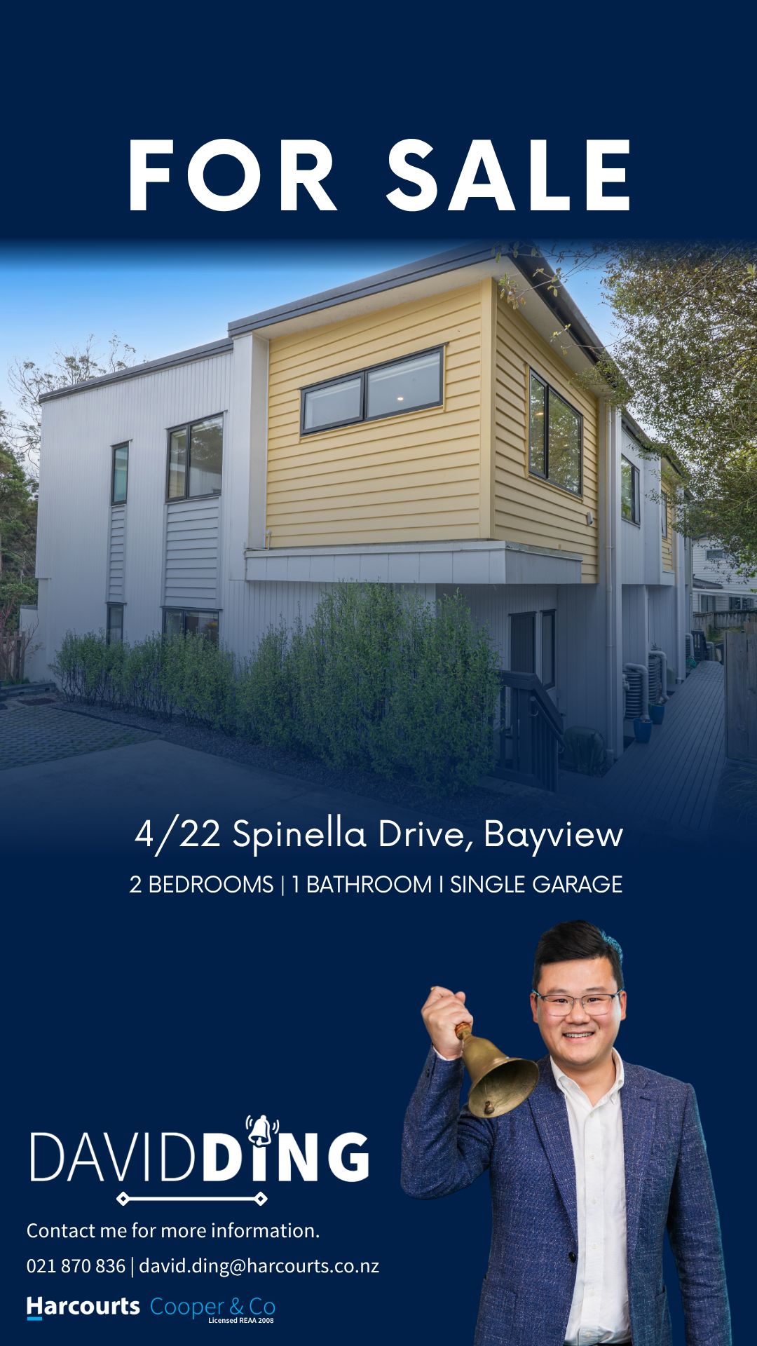 David Ding Real Estate Facebook ad: 4/22 Spinella Drive, Bayview