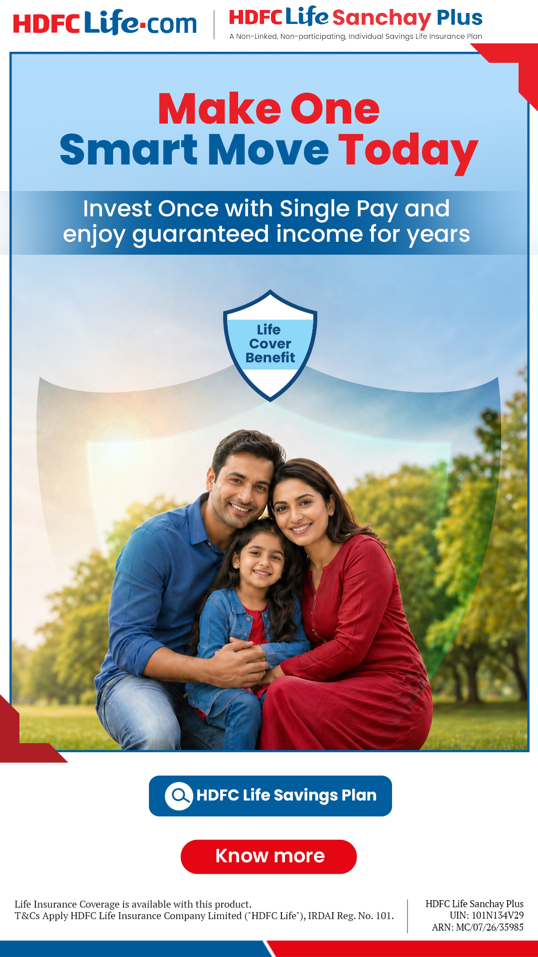 HDFC Life Facebook ad
