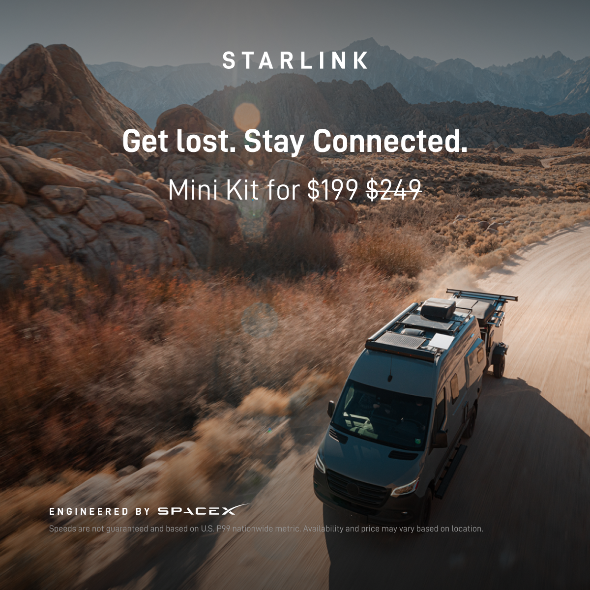 Starlink Facebook ad