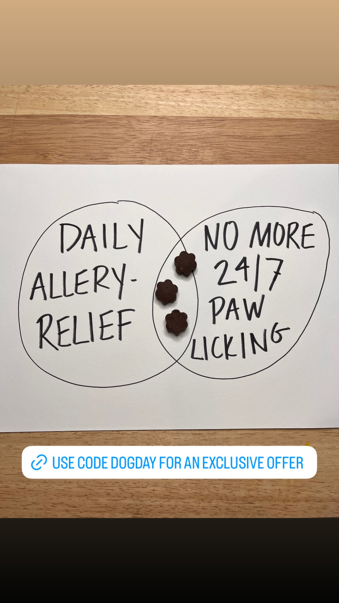 Dog is Human Facebook ad