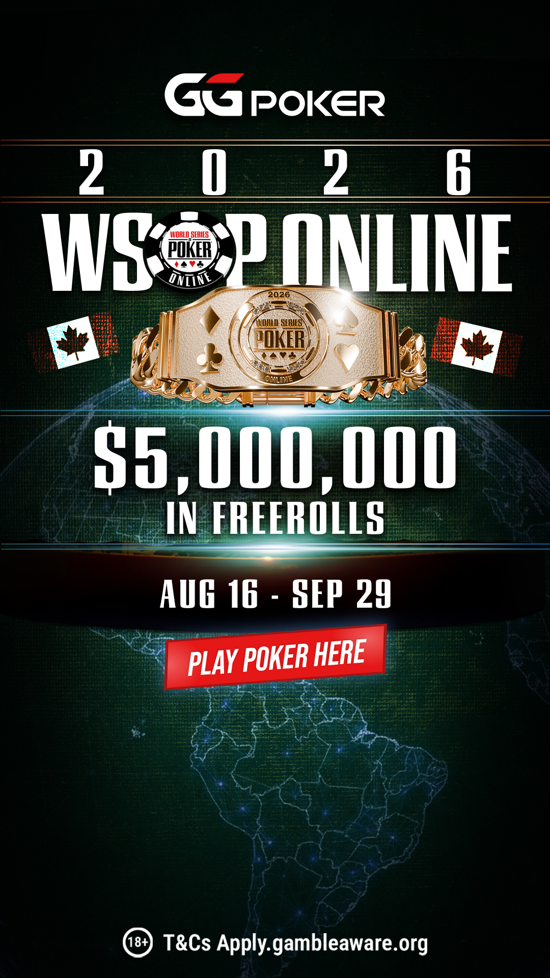 GGPoker.ca Facebook ad from Aug 18, 2026