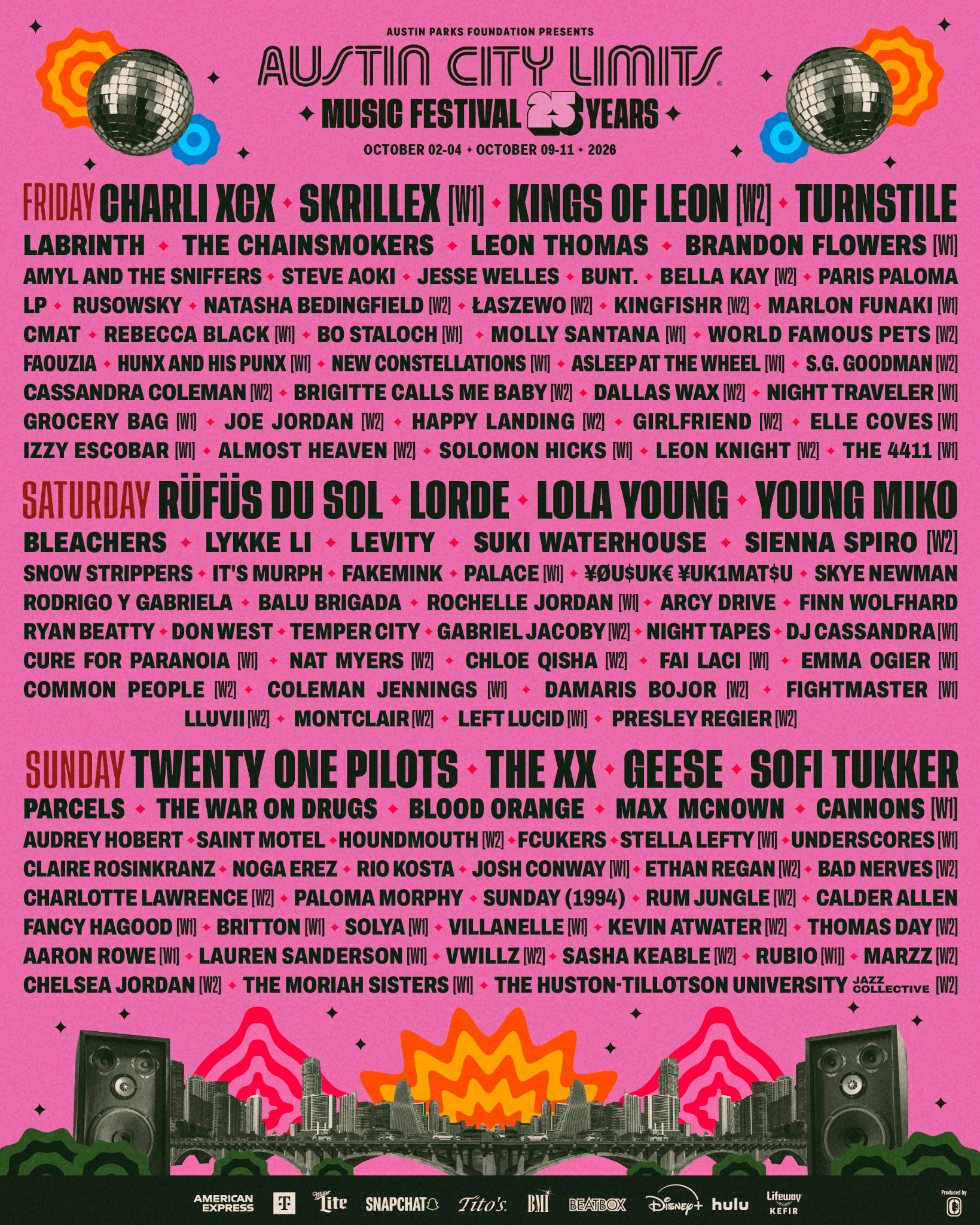 Austin City Limits Music Festival (ACL) Facebook ad from May 15, 2026
