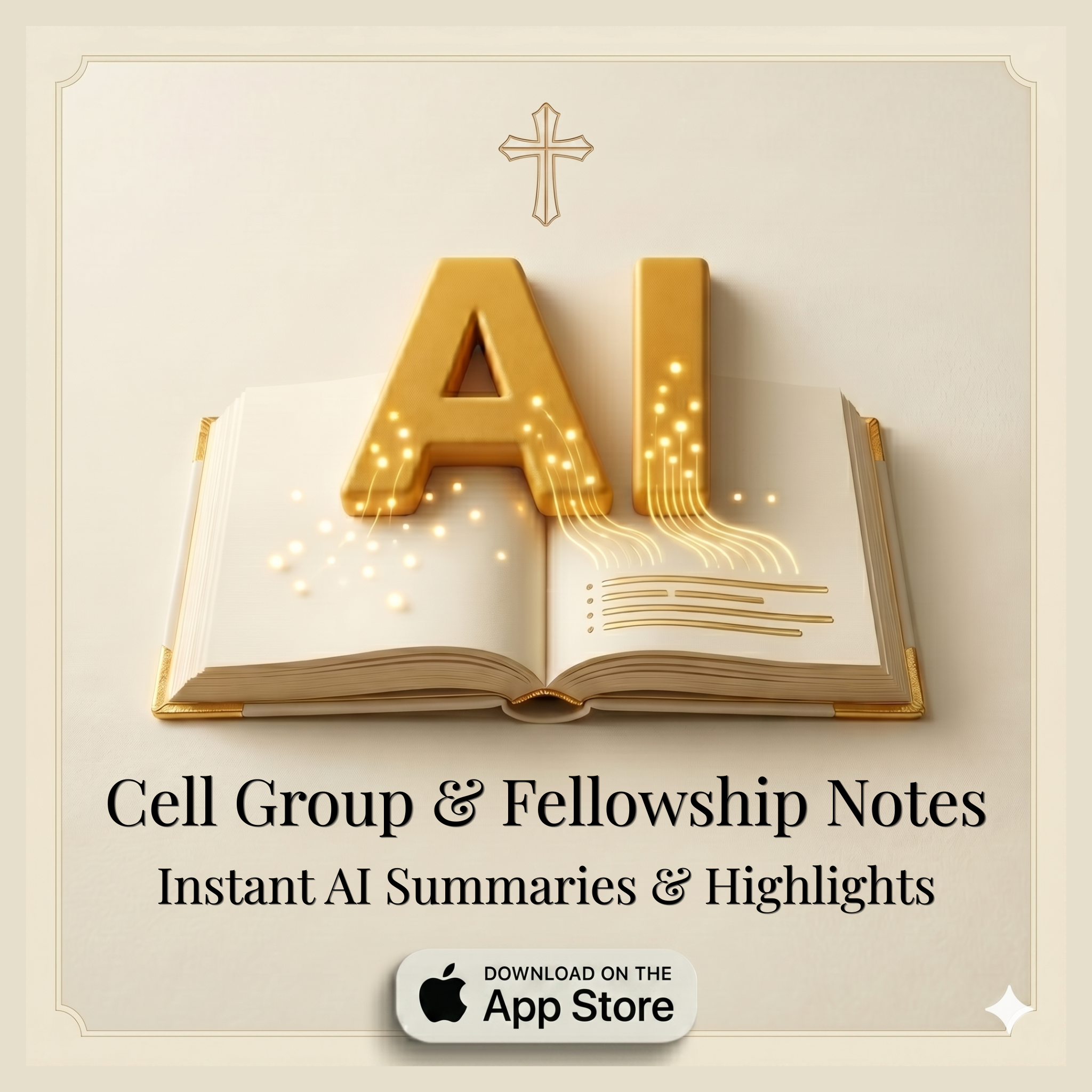 Melonote - AI voice note taker Facebook ad: The Ultimate AI Note-Taker for Cell Group Leaders
